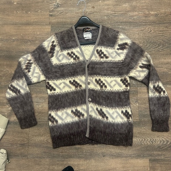 Van Huesen men’s L vintage wool carton absolute great cond. very Kirk Cobain - Picture 3 of 10